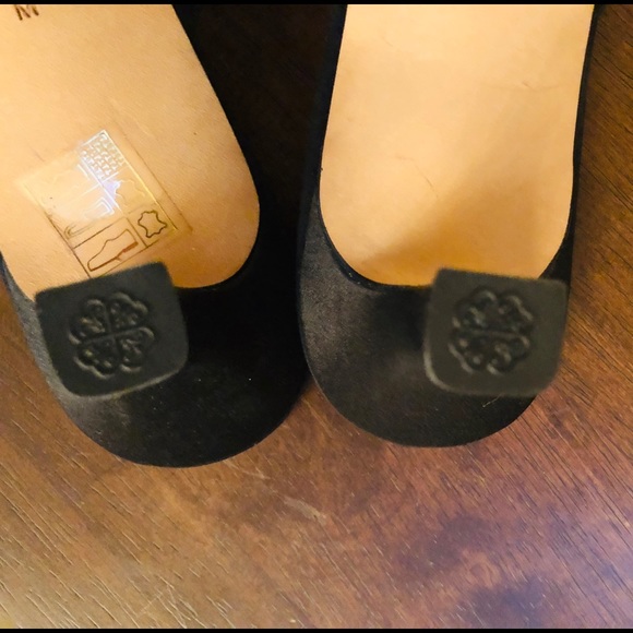 🆕 Brighton ZIZI Black Satin W/ Silver & Bead Mule - Picture 5 of 8